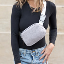  Lola Boucle Sherpa Sling/Belt Bag | AILI'S CORNER