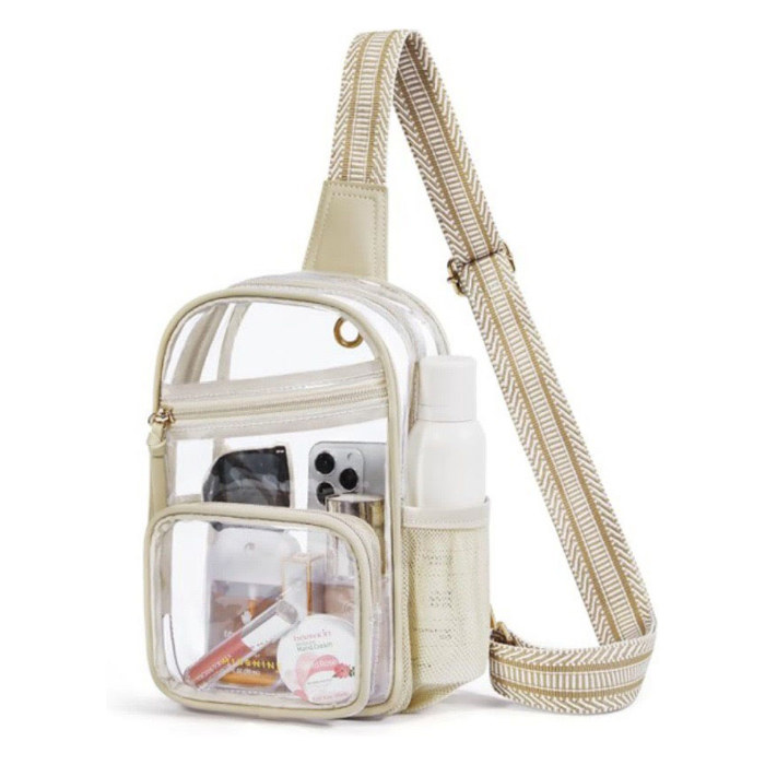 Parker Clear Stadium Sling Bag | AILI'S CORNER