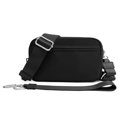 Black Sydney Oversize Convertible ID Crossbody Bag | AILI'S CORNER