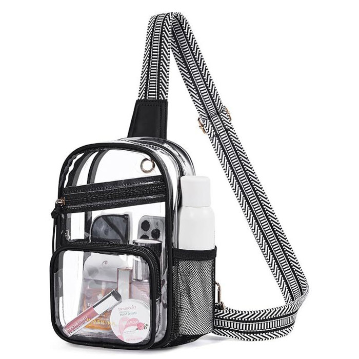 Parker Clear Stadium Sling Bag | AILI'S CORNER