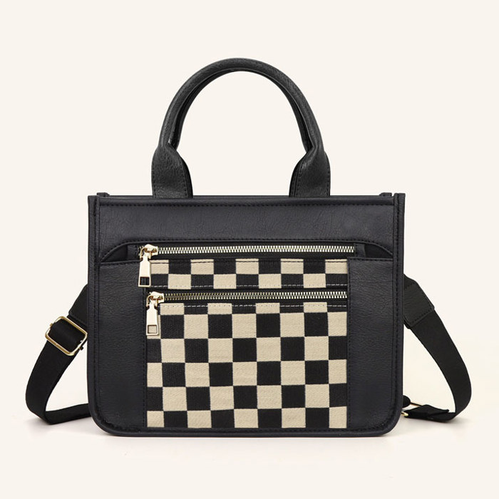 Jordan Mixed Media Tote | AILI'S CORNER