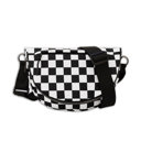  Olivia Nylon Checkered Foldover Crossbody | AILI'S CORNER