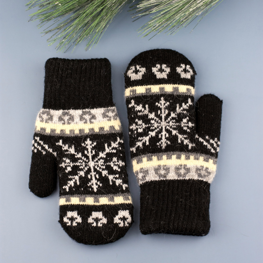 Nordic Snowflake Mittens | AILI'S CORNER