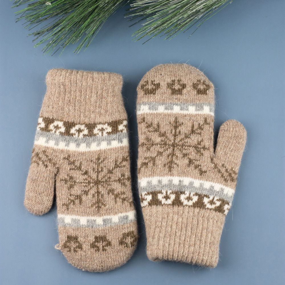 Nordic Snowflake Mittens | AILI'S CORNER