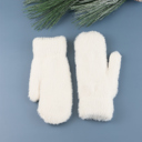  Plush Fur Lined Mittens | AILI'S CORNER