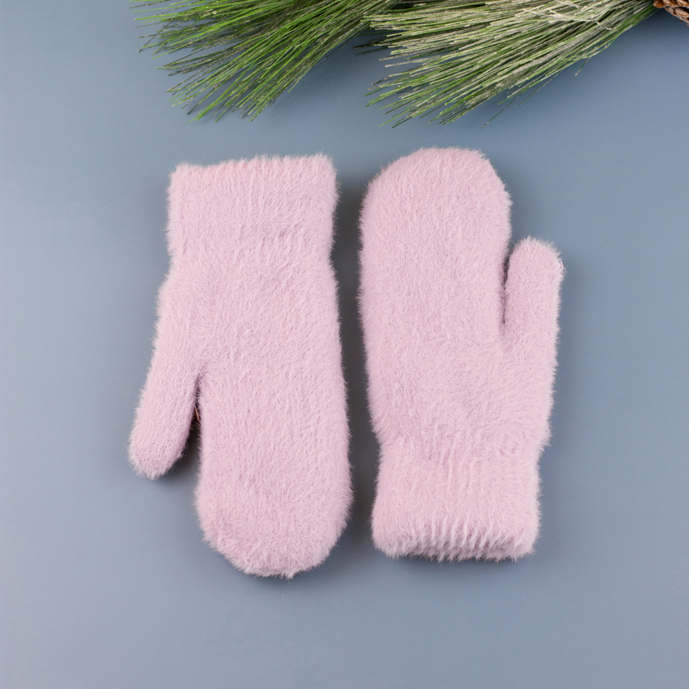 Plush Fur Lined Mittens | AILI'S CORNER