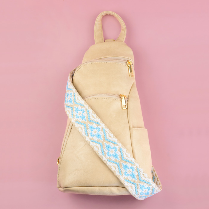 Evie Vegan Leather Crossbody Sling Bag