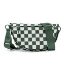  Olivia Nylon Checkered Foldover Crossbody | AILI'S CORNER
