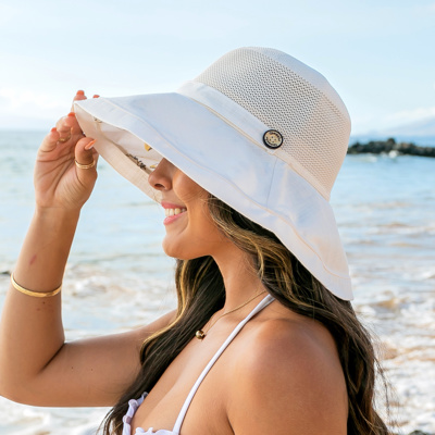 Button Accent Cargo Hat | AILI'S CORNER