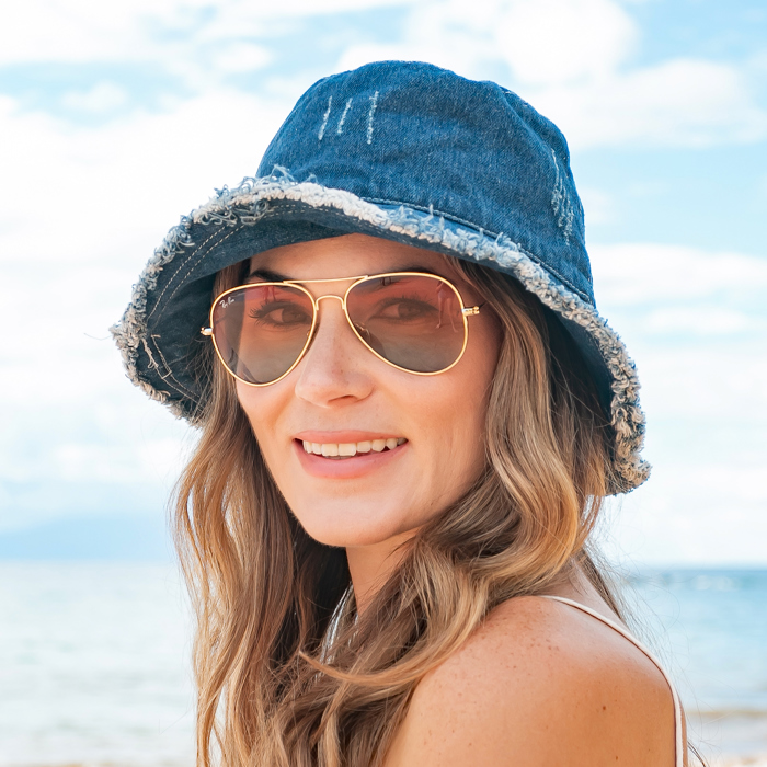 Denim Bucket Hat | AILI'S CORNER