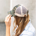  C.C® Camo Distressed Caps Hat | AILI'S CORNER