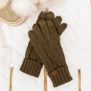  C.C® Cable Knit Lined Gloves