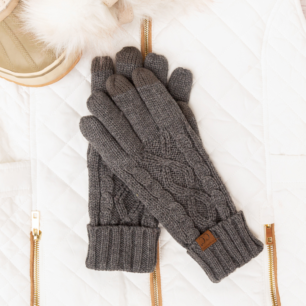 C.C® Cable Knit Lined Gloves