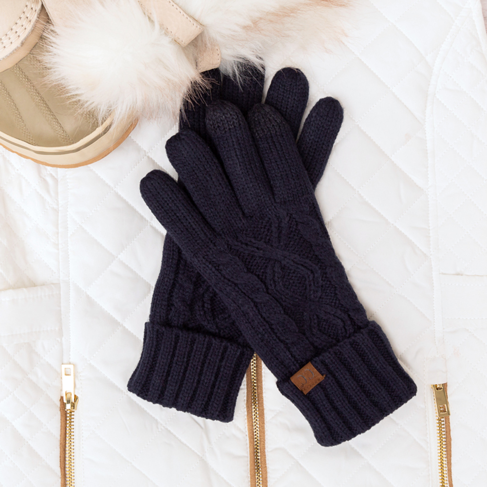 C.C® Cable Knit Lined Gloves