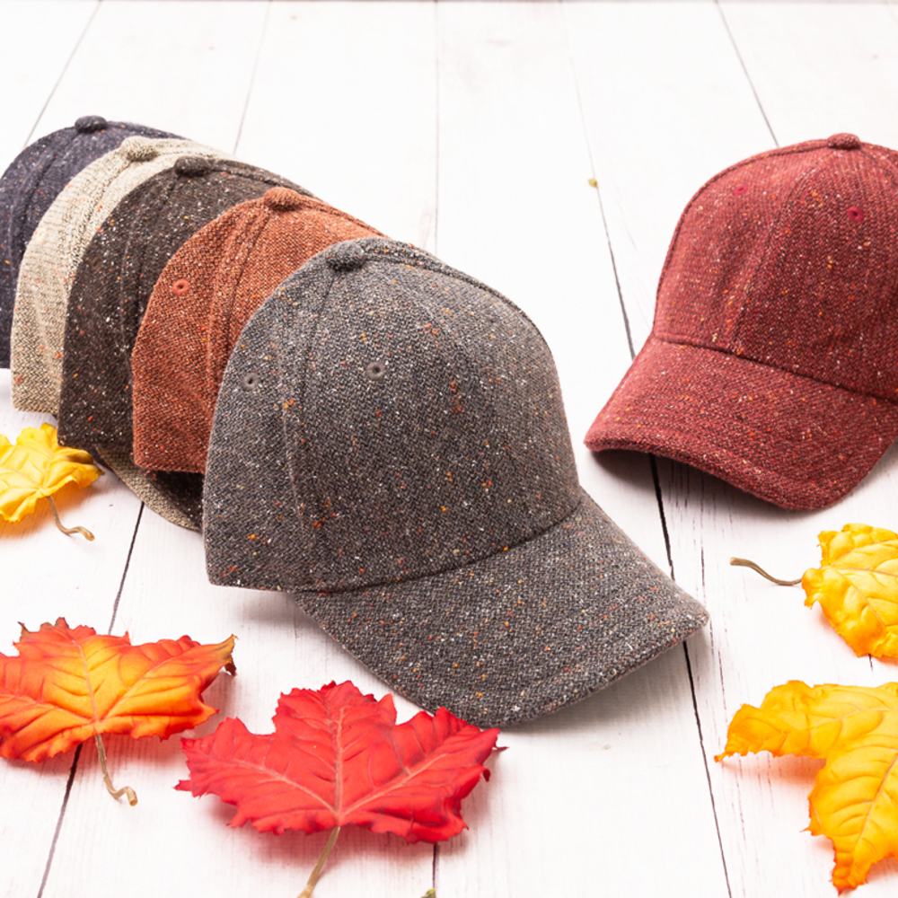 Autumn Tweed Ball Caps | AILI'S CORNER