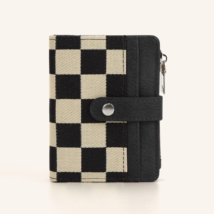 Wilma Mixed Media Fold-Over Wallet | AILI'S CORNER