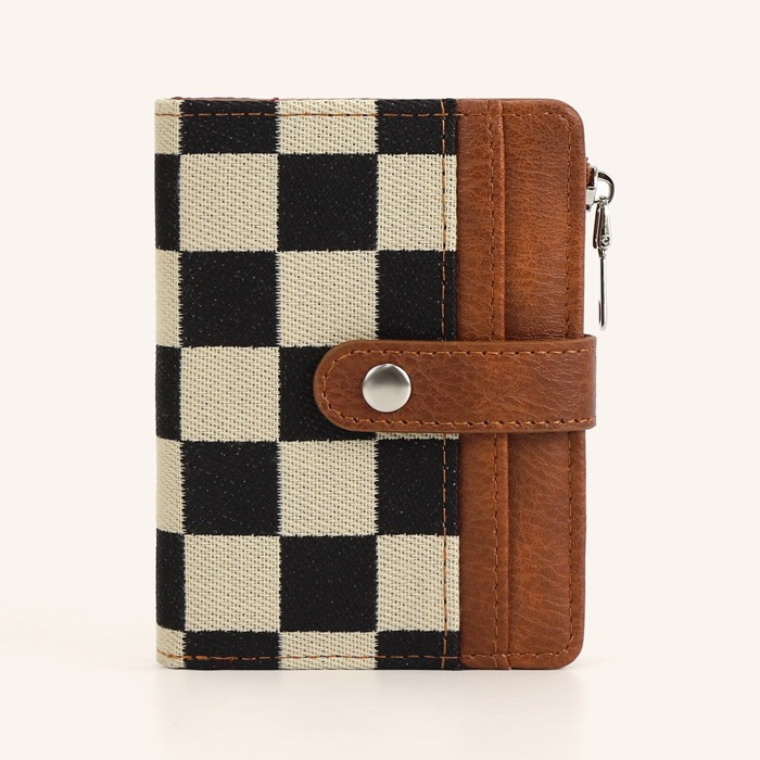 Wilma Mixed Media Fold-Over Wallet | AILI'S CORNER