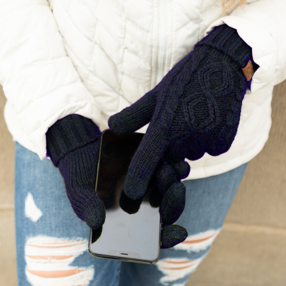 C.C® Cable Knit Lined Gloves