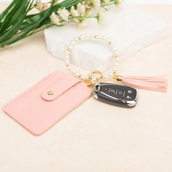 Pearl Key Ring Wallet Bracelet | AILI'S CORNER