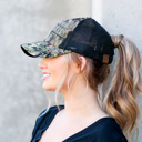  C.C® Mossy Oak Criss-Cross Pony Cap Hat | AILI'S CORNER