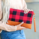  Buffalo Plaid Clutch | AILI'S CORNER