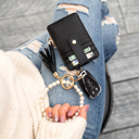  Pearl Key Ring Wallet Bracelet | AILI'S CORNER