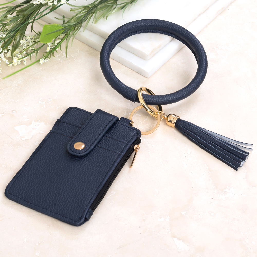 Key Ring ID Wallet Zip Bracelet | AILI'S CORNER