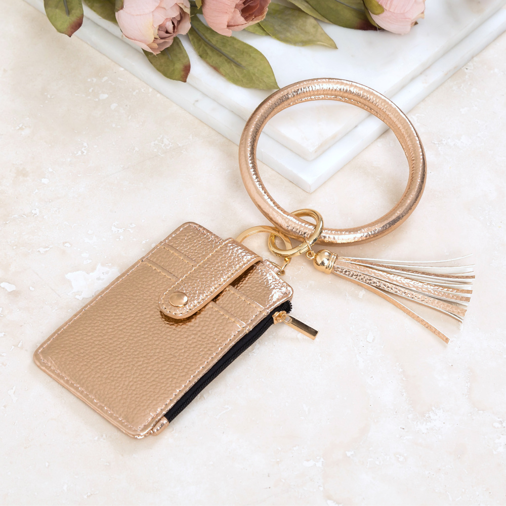 Key Ring ID Wallet Zip Bracelet | AILI'S CORNER