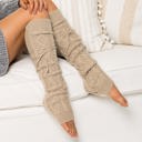  Long Cable-Knit Leg Warmers | AILI'S CORNER