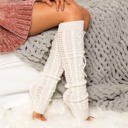  Long Cable-Knit Leg Warmers | AILI'S CORNER