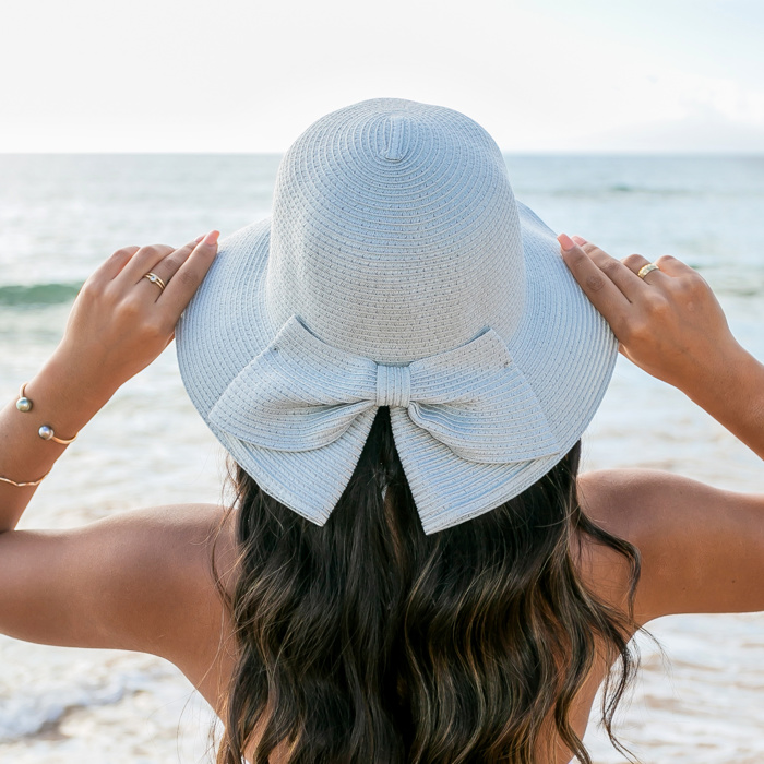 Bow Back Sun Hat | AILI'S CORNER