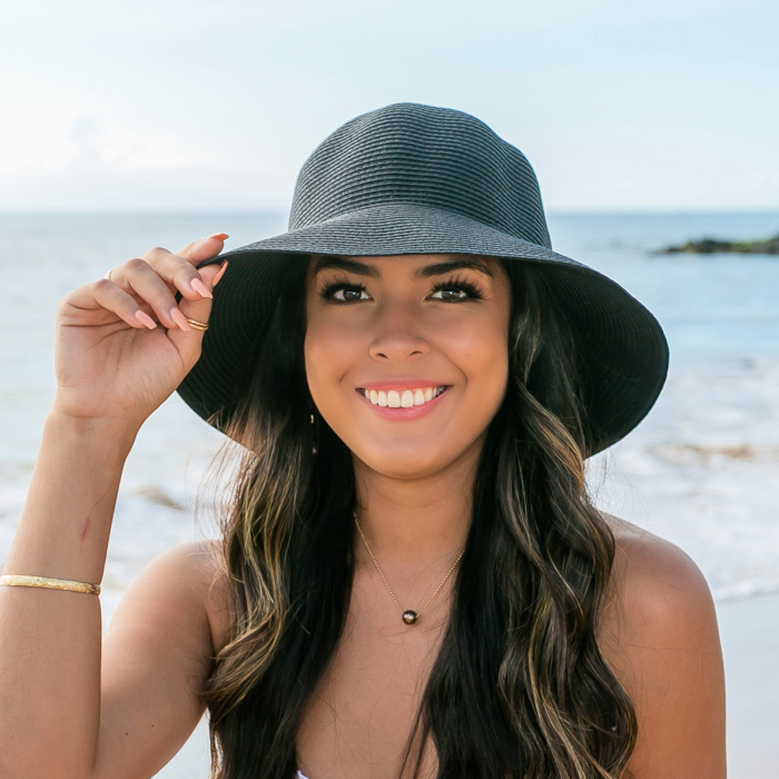 Bow Back Sun Hat | AILI'S CORNER