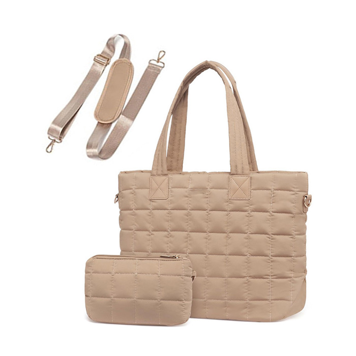 Mila Quilted Traveler Tote