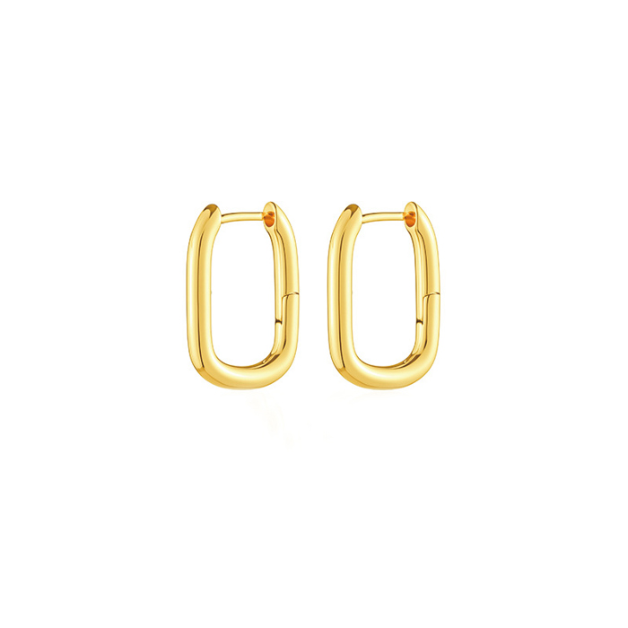 14K STAINLESS STEEL EVERYDAY HUGGIE EARRINGS  | AILI'S CORNER