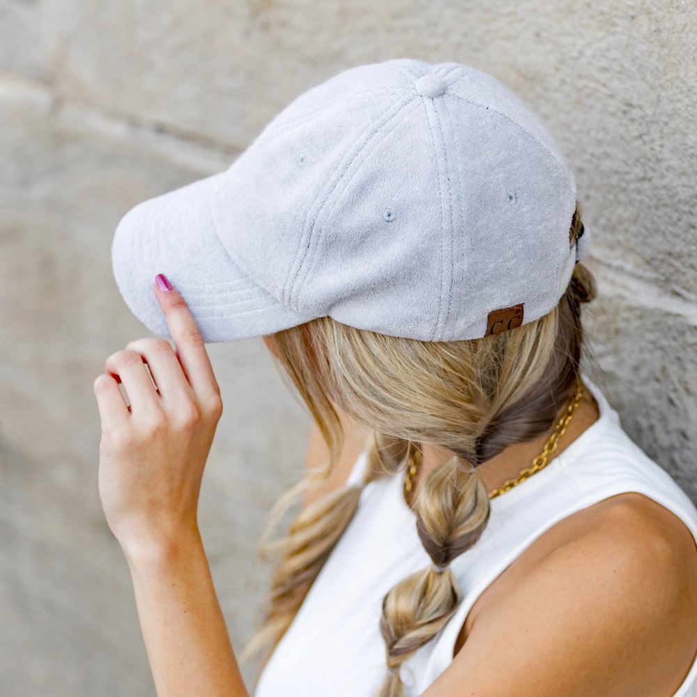 CC Terry Cloth Baseball Hat | AILI'S CORNER