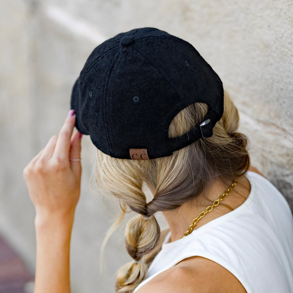 CC Terry Cloth Baseball Hat | AILI'S CORNER