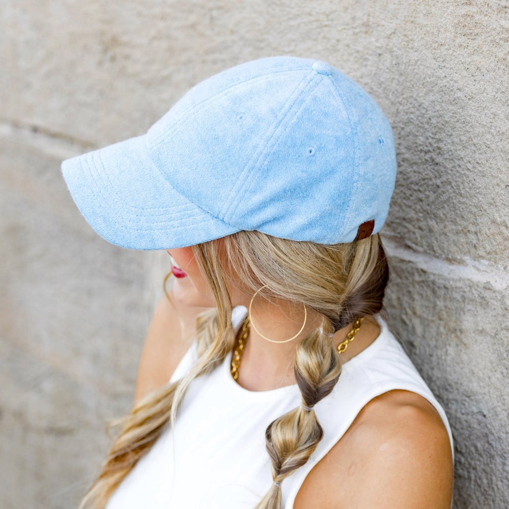 CC Terry Cloth Baseball Hat | AILI'S CORNER