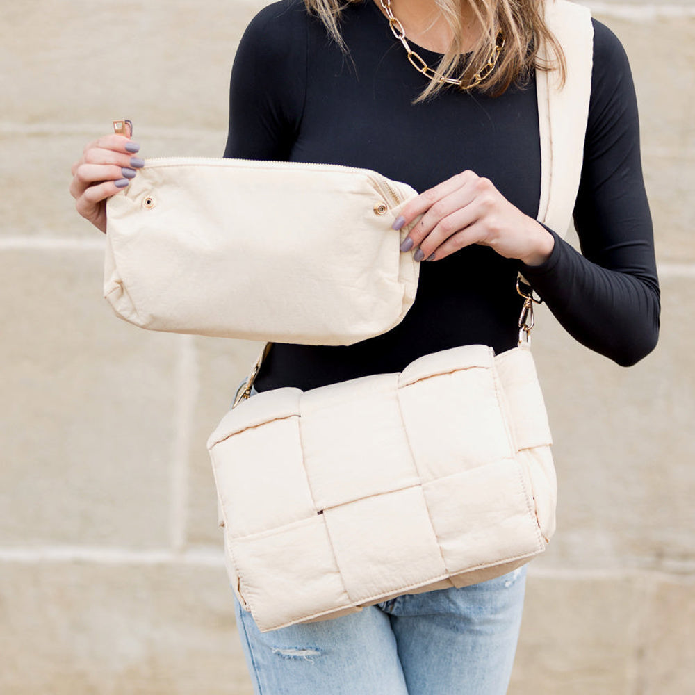 Romy Foldover Puffer Crossbody | AILI'S CORNER