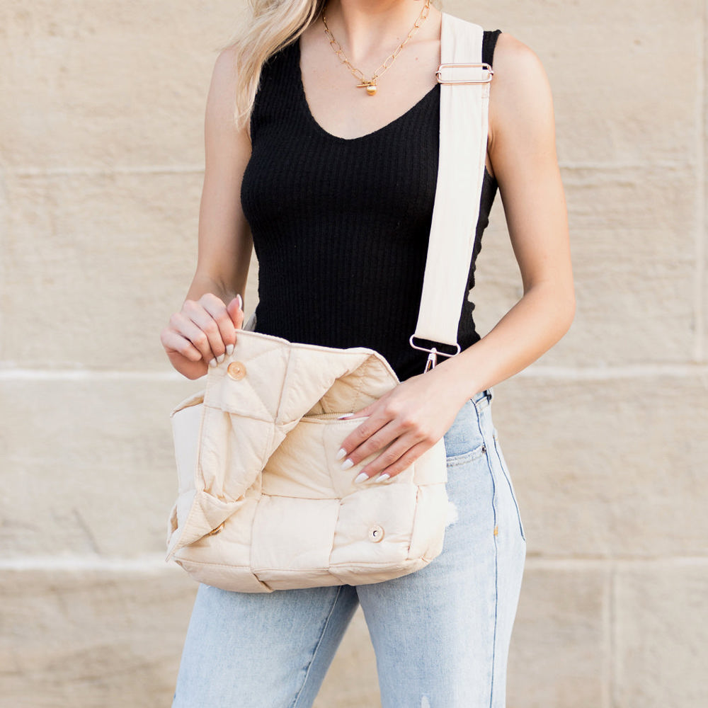 Romy Foldover Puffer Crossbody | AILI'S CORNER