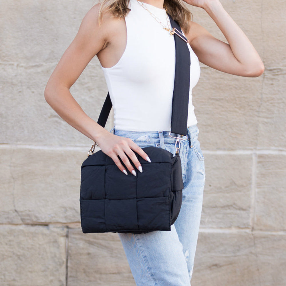 Romy Foldover Puffer Crossbody | AILI'S CORNER