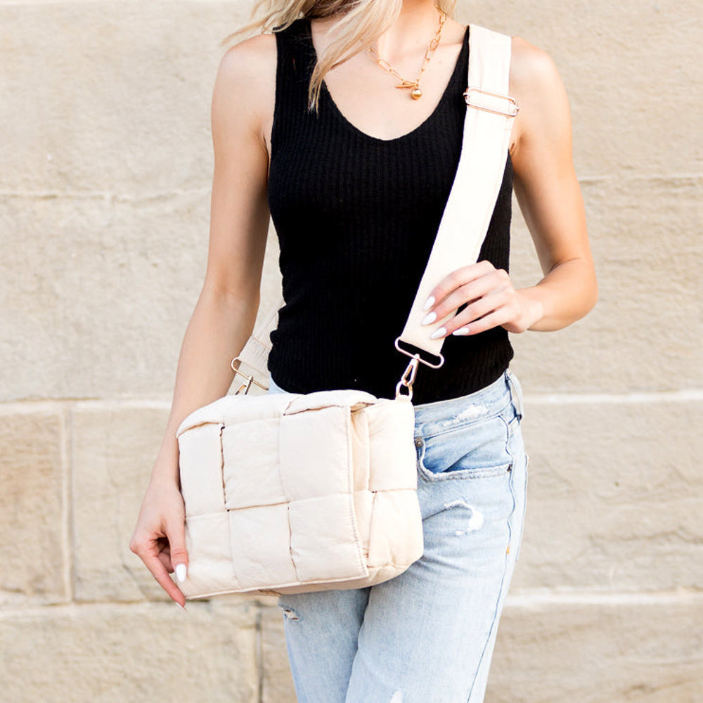 Romy Foldover Puffer Crossbody | AILI'S CORNER