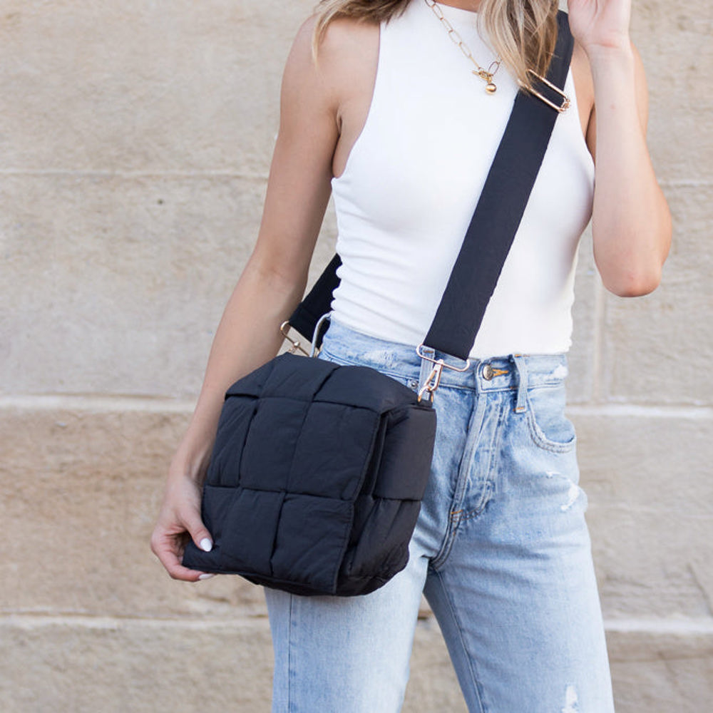 Romy Foldover Puffer Crossbody | AILI'S CORNER