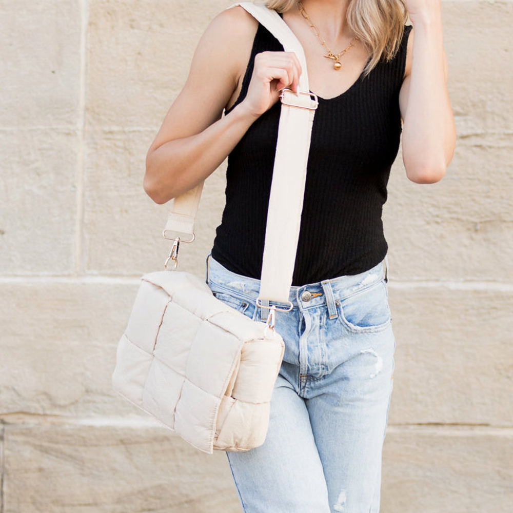 Romy Foldover Puffer Crossbody | AILI'S CORNER