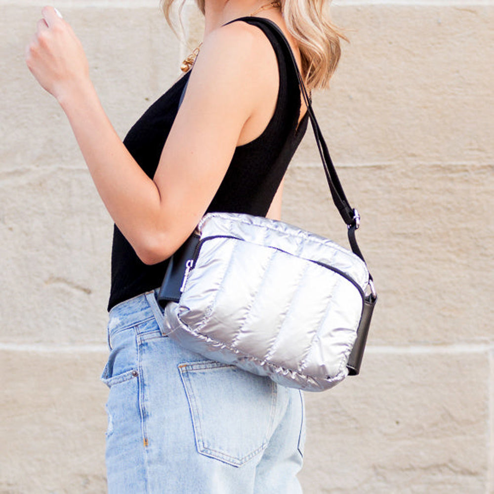 River Metallic Puffer Crossbody | AILI'S CORNER