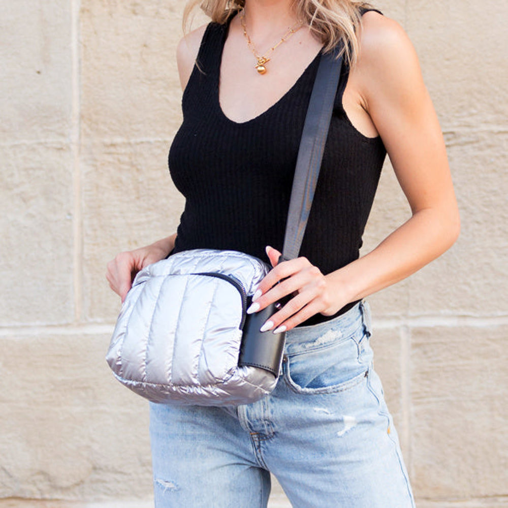 River Metallic Puffer Crossbody | AILI'S CORNER