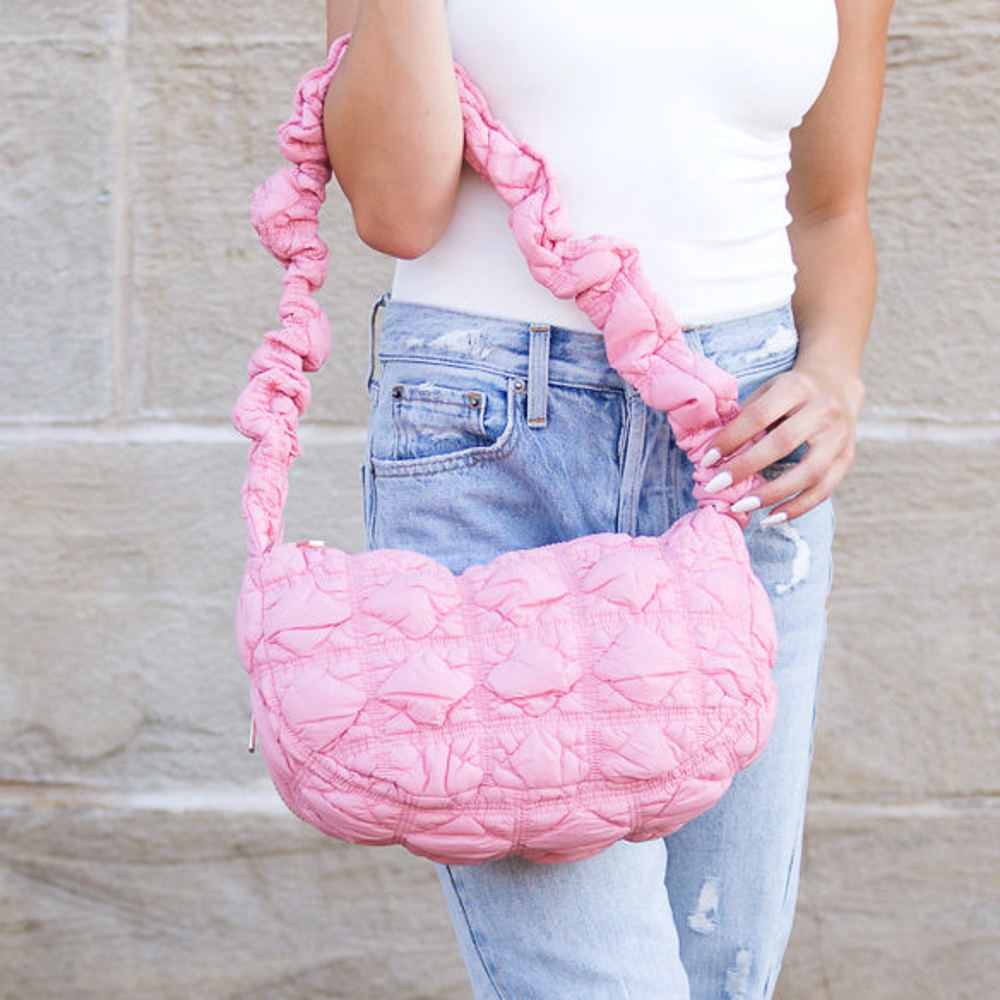 Indy Convertible Quilted Puffer Crossbody | AILI'S CORNER