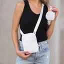 White Eva Clippable/Removable Coin Pouch Crossbody | AILI'S CORNER