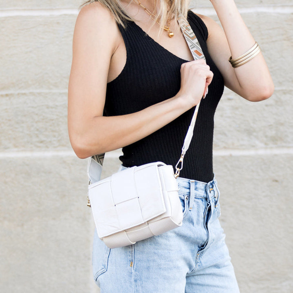 Margot Foldover Leather Crossbody | AILI'S CORNER