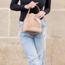  Elle Convertible Plush Top Handle Crossbody | AILI'S CORNER