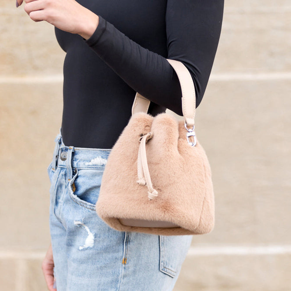 Elle Convertible Plush Top Handle Crossbody | AILI'S CORNER